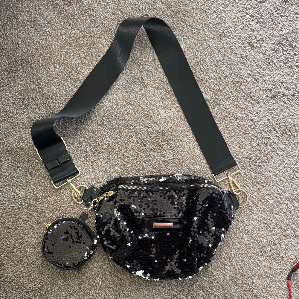 Black Sequin Women's Bag